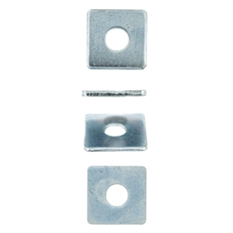 Body Washer - Square - Zinc Plated